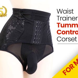 Male Waist Trainer Corset, Non Binary Tummy