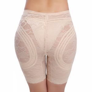 Cotton lace girdle body shaper